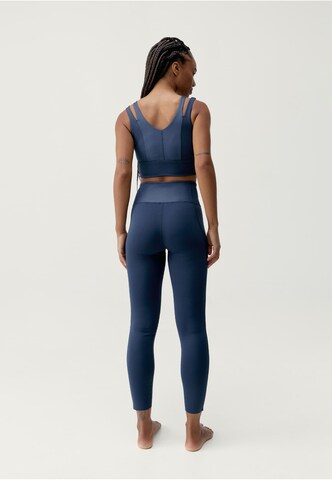 Born Living Yoga Bustier BH 'Maan' in Blauw