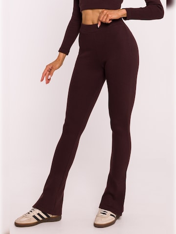 made of emotion Skinny Leggings in Braun: Vorderseite
