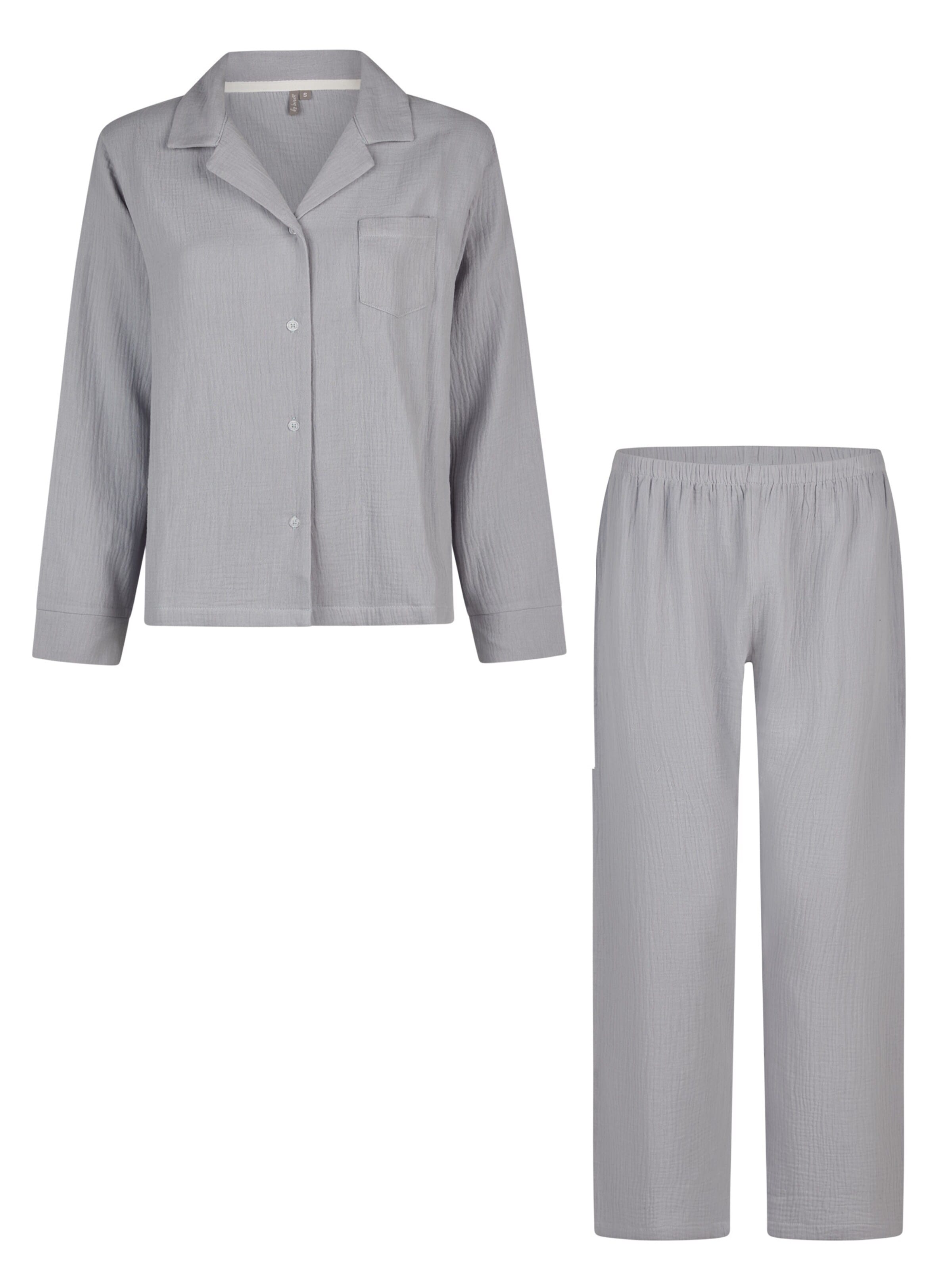 By Louise Pajama in Grey: front
