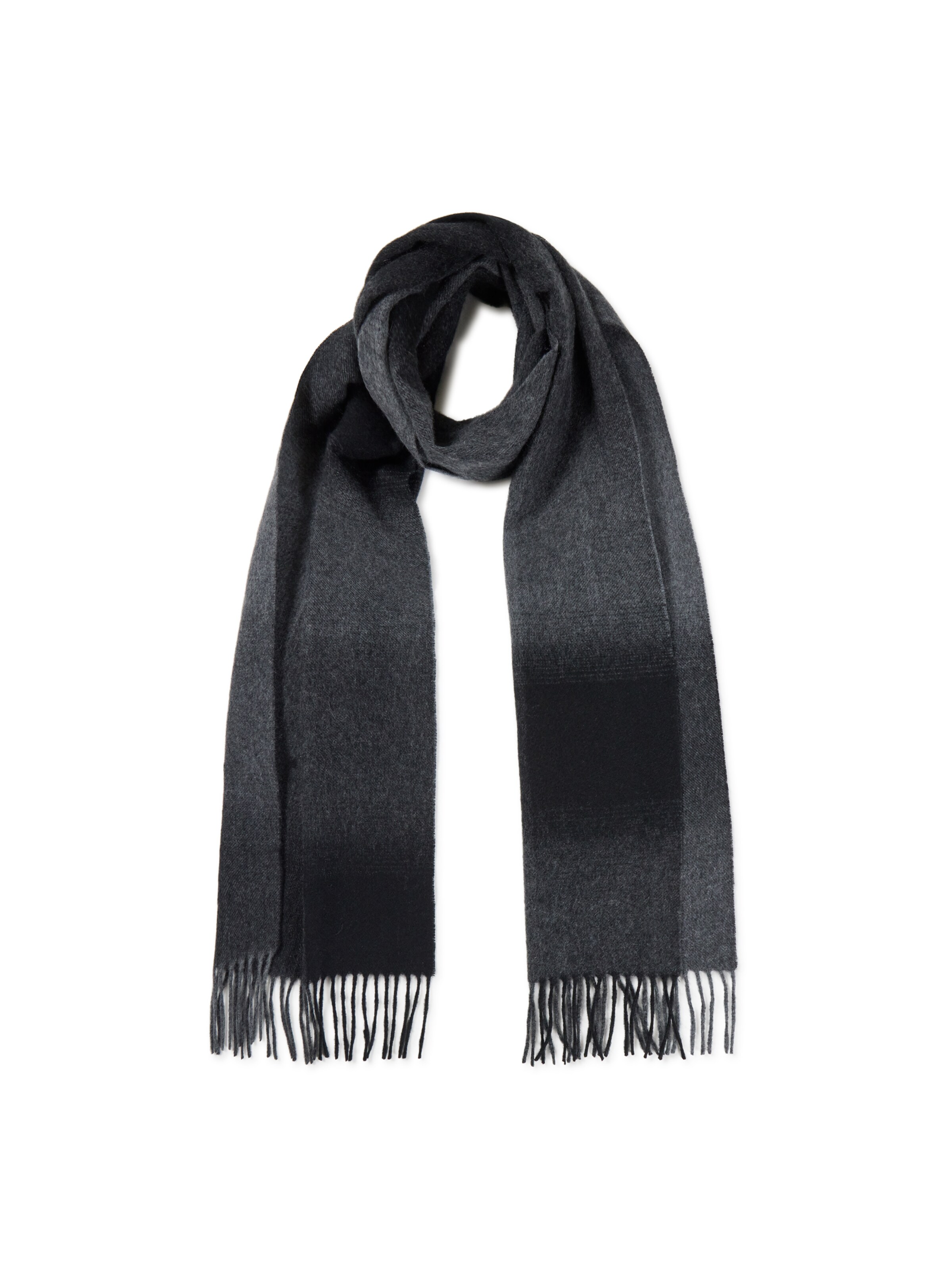 CASH-MERE.CH Scarf in Grey: front