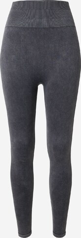 Skinny Pantalon de sport 'ENDURANCE' SKECHERS en noir : devant