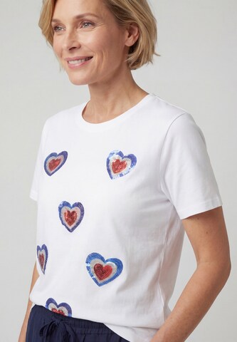 T-shirt usha BLUE LABEL en blanc