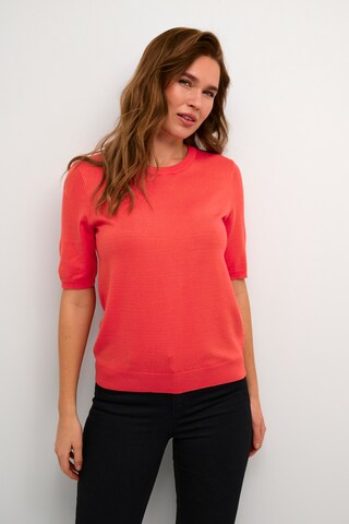 Kaffe - Pullover 'Lizza' em vermelho: frente