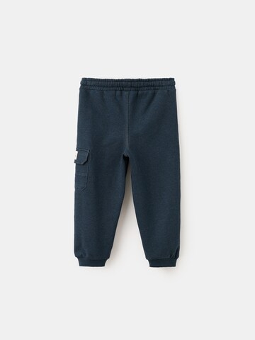 MANGO KIDS Tapered Bukser i blå