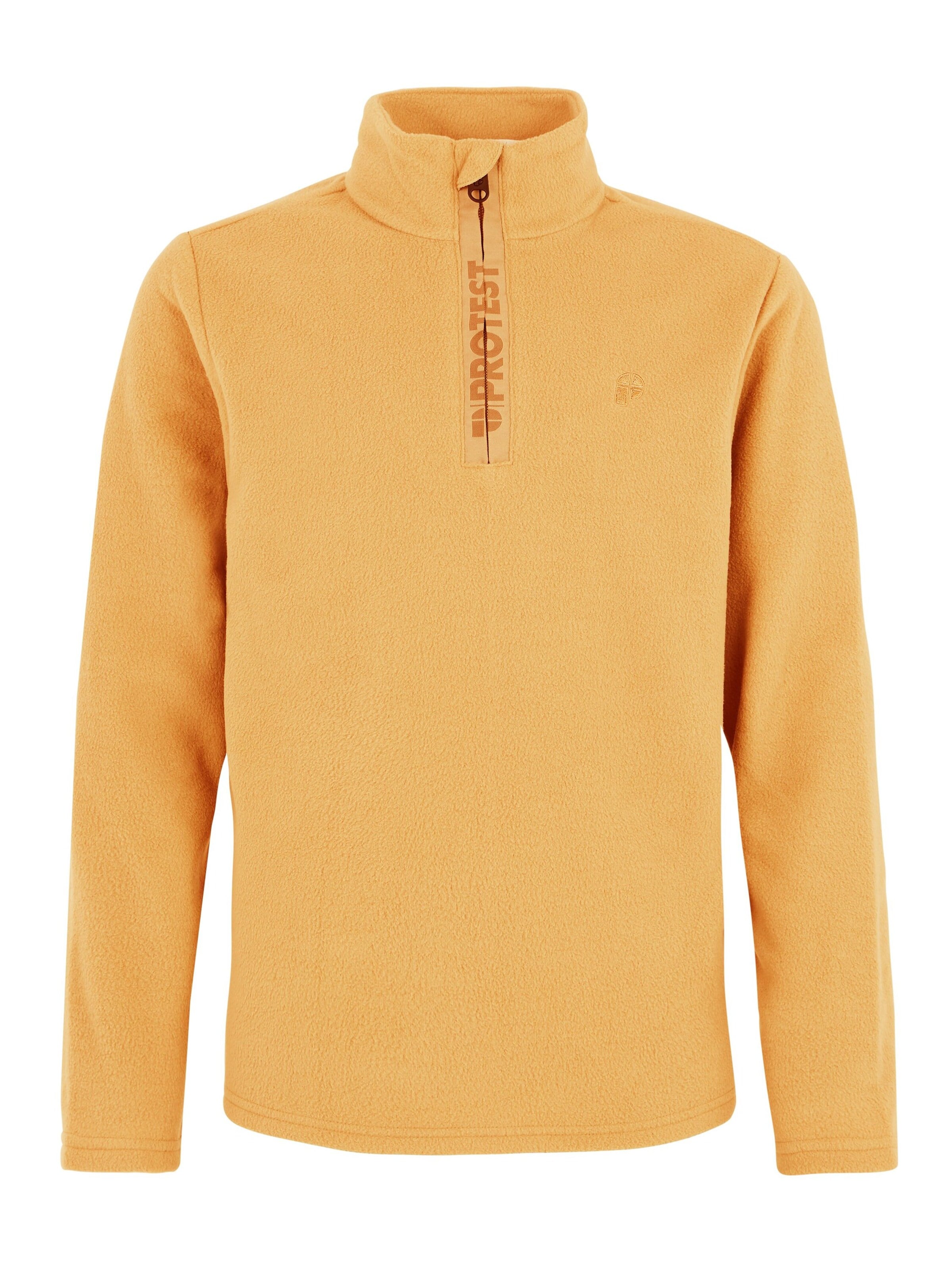 PROTEST Athletic Sweatshirt 'PERFECTY JR' in Yellow: front