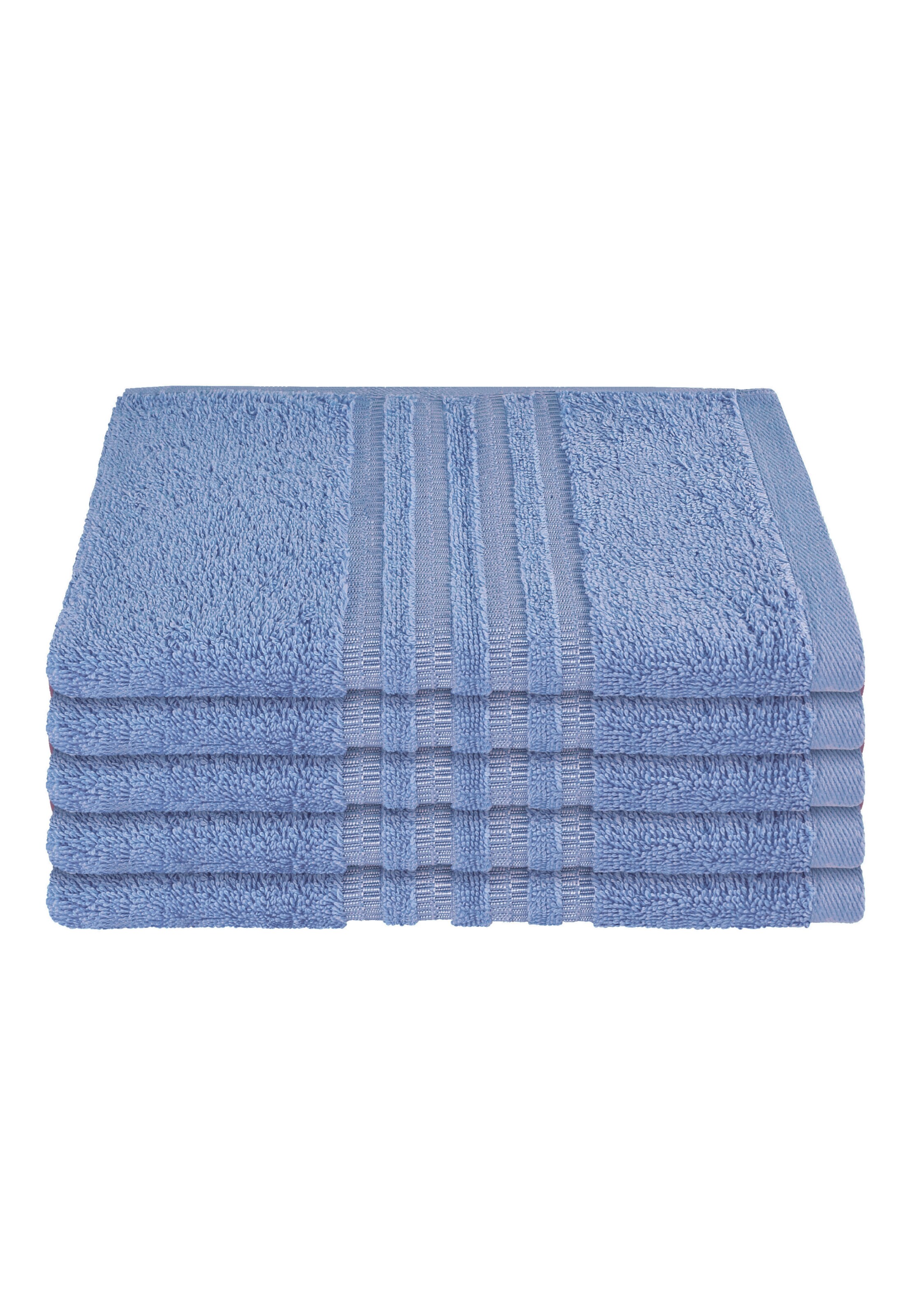 SCHIESSER Handdoek 'Milano' in Blauw: voorkant