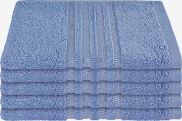 SCHIESSER Towel 'Milano' in Blue: front