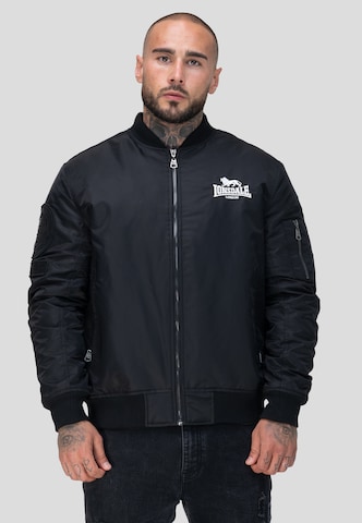 juoda Lonsdale London Demisezoninė striukė 'Ludford': priekis