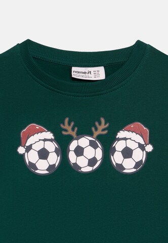 NAME IT Sweatshirt 'NMMVOLUF' in Green
