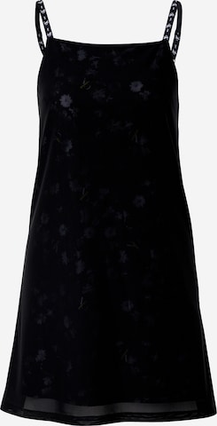 Rochie de la Calvin Klein Jeans pe negru: față