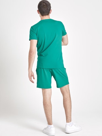 SPORTKIND Regular Workout Pants 'Shorts regular' in Green