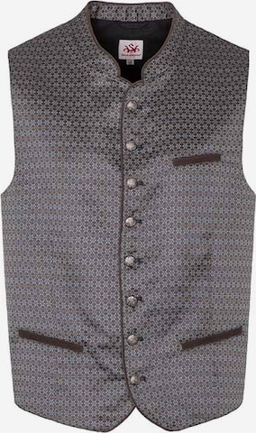 SPIETH & WENSKY Traditional Vest 'Wörthersee' in Grey: front