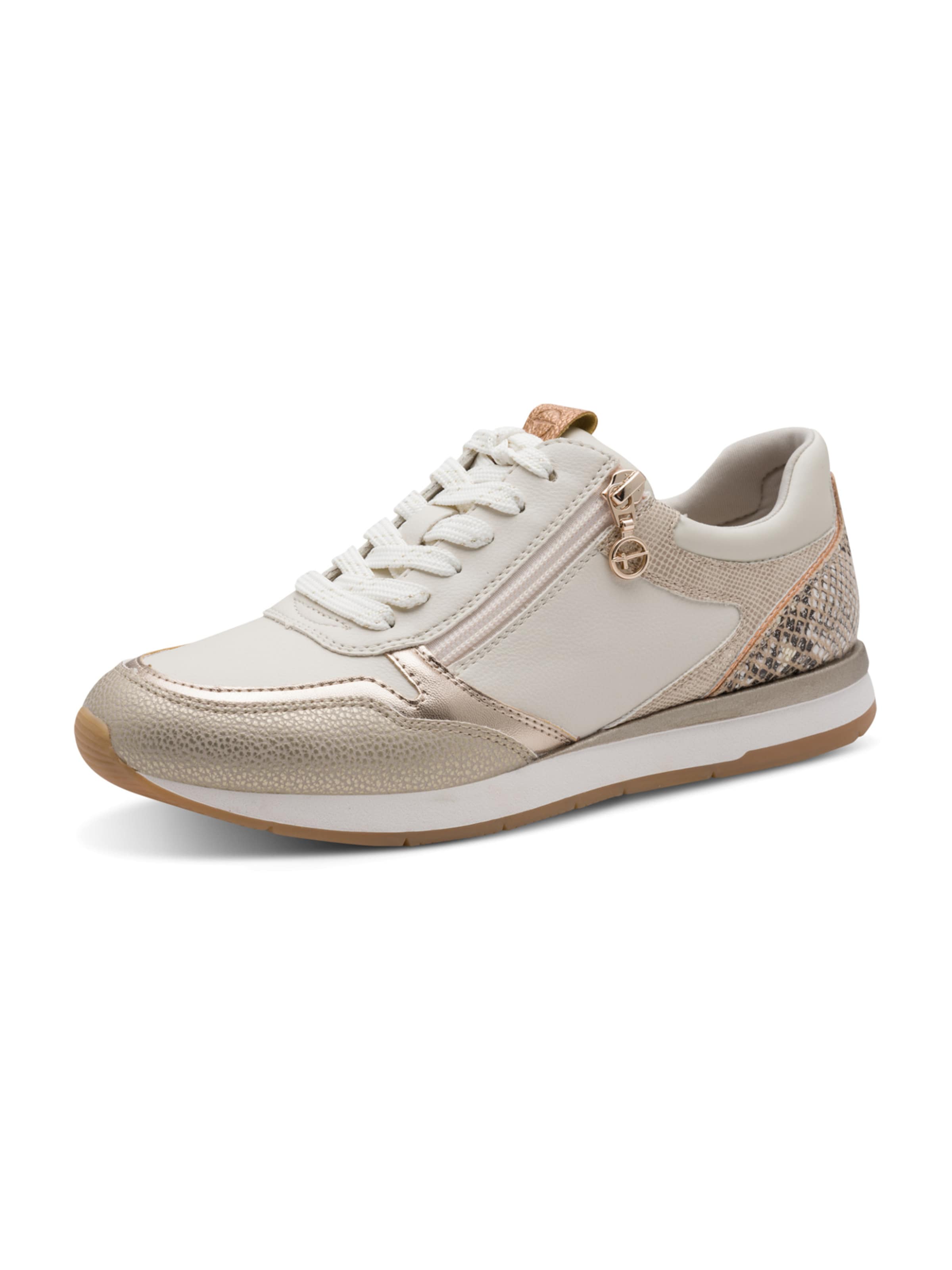 Tamaris - Zapatillas deportivas bajas en beige: frente