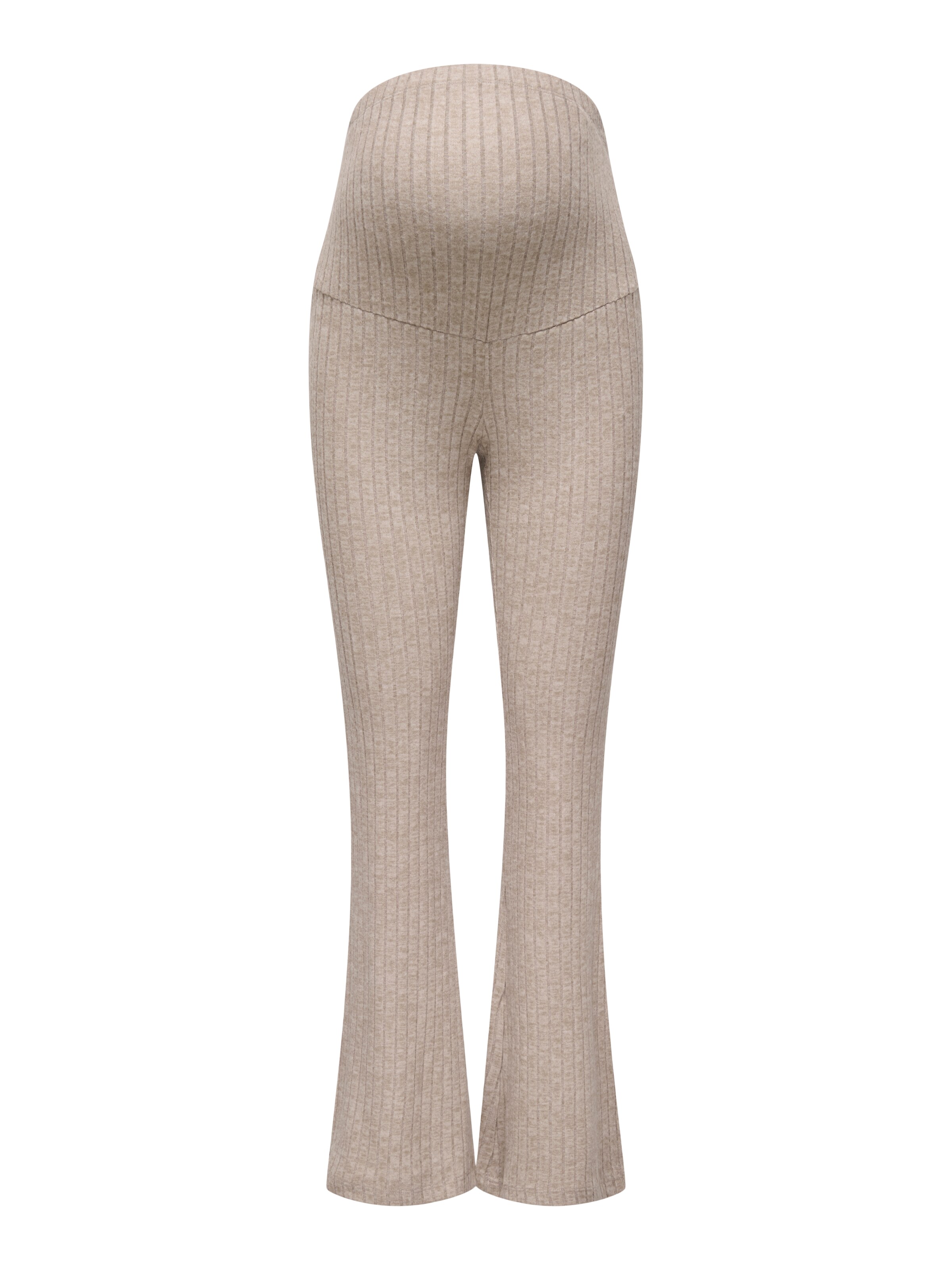 Only Maternity Flared Broek 'OLMLOLA' in Bruin