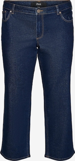 Zizzi Jeans i 32-34 i mørkeblå, Produktvisning