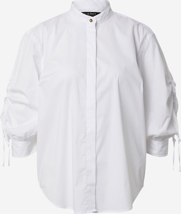 Lauren Ralph Lauren Блуза 'JYRAKIE' в бяло: отпред