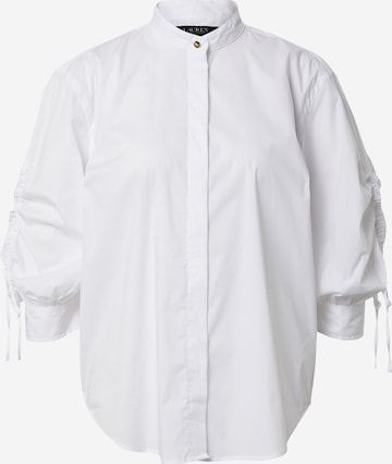 Lauren Ralph Lauren - Blusa 'JYRAKIE' en blanco: frente