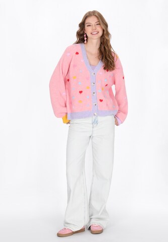 Cardigan MYMO en rose