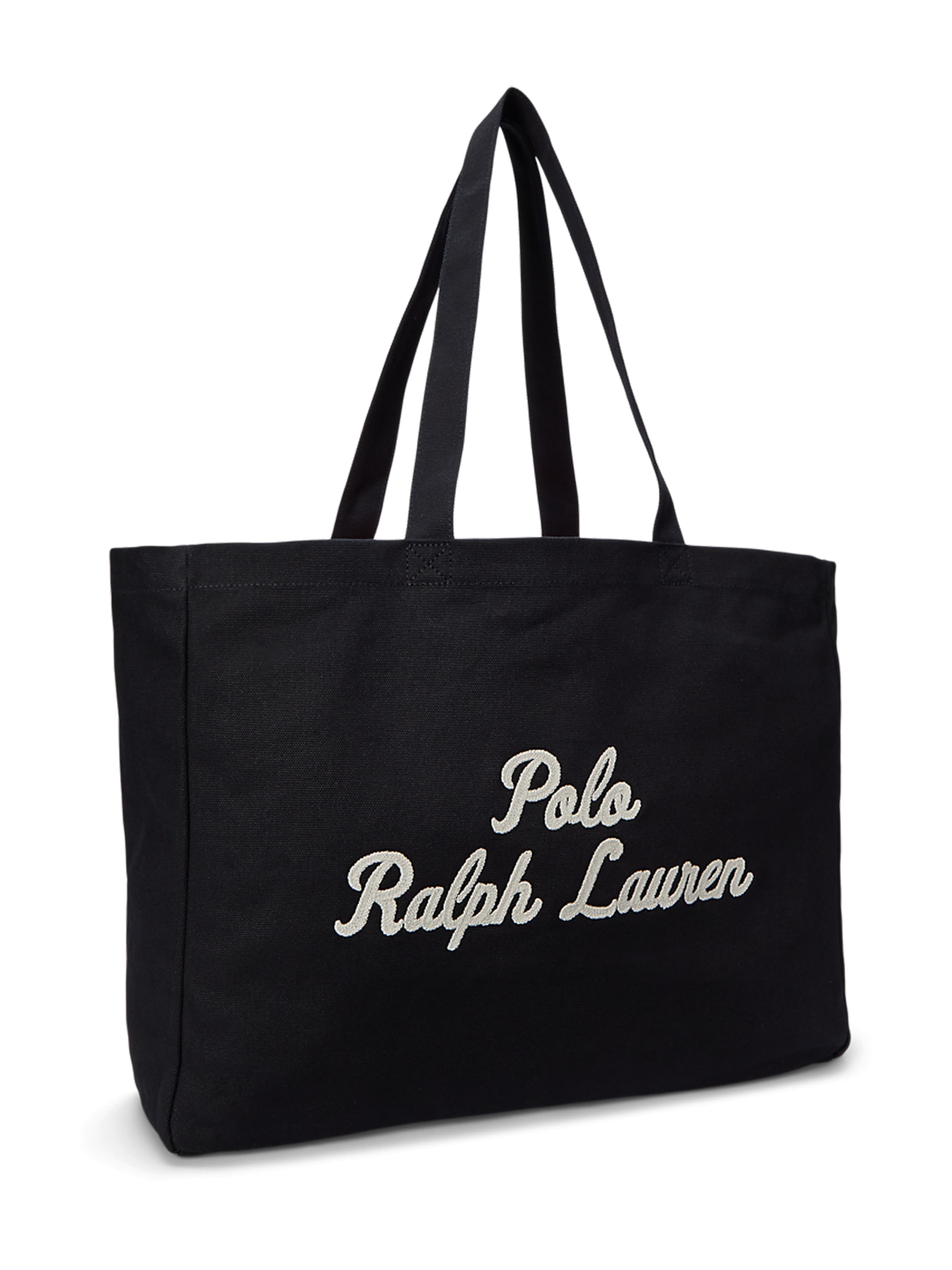 Polo Ralph Lauren Shopper in Zwart: voorkant