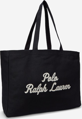 juoda Polo Ralph Lauren Pirkinių krepšys: priekis