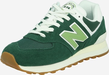 new balance Trampki niskie '574' w kolorze zielony: przód