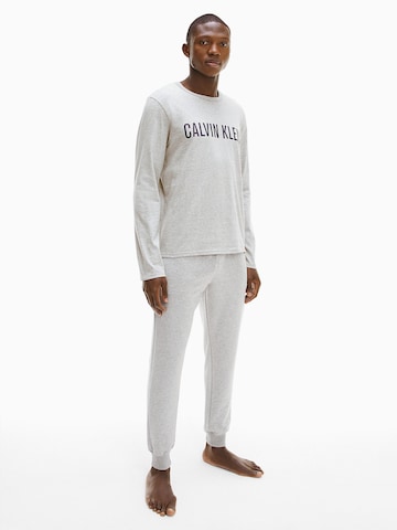 Calvin Klein Underwear Tapered Pyjamahousut 'Intense Power' värissä harmaa