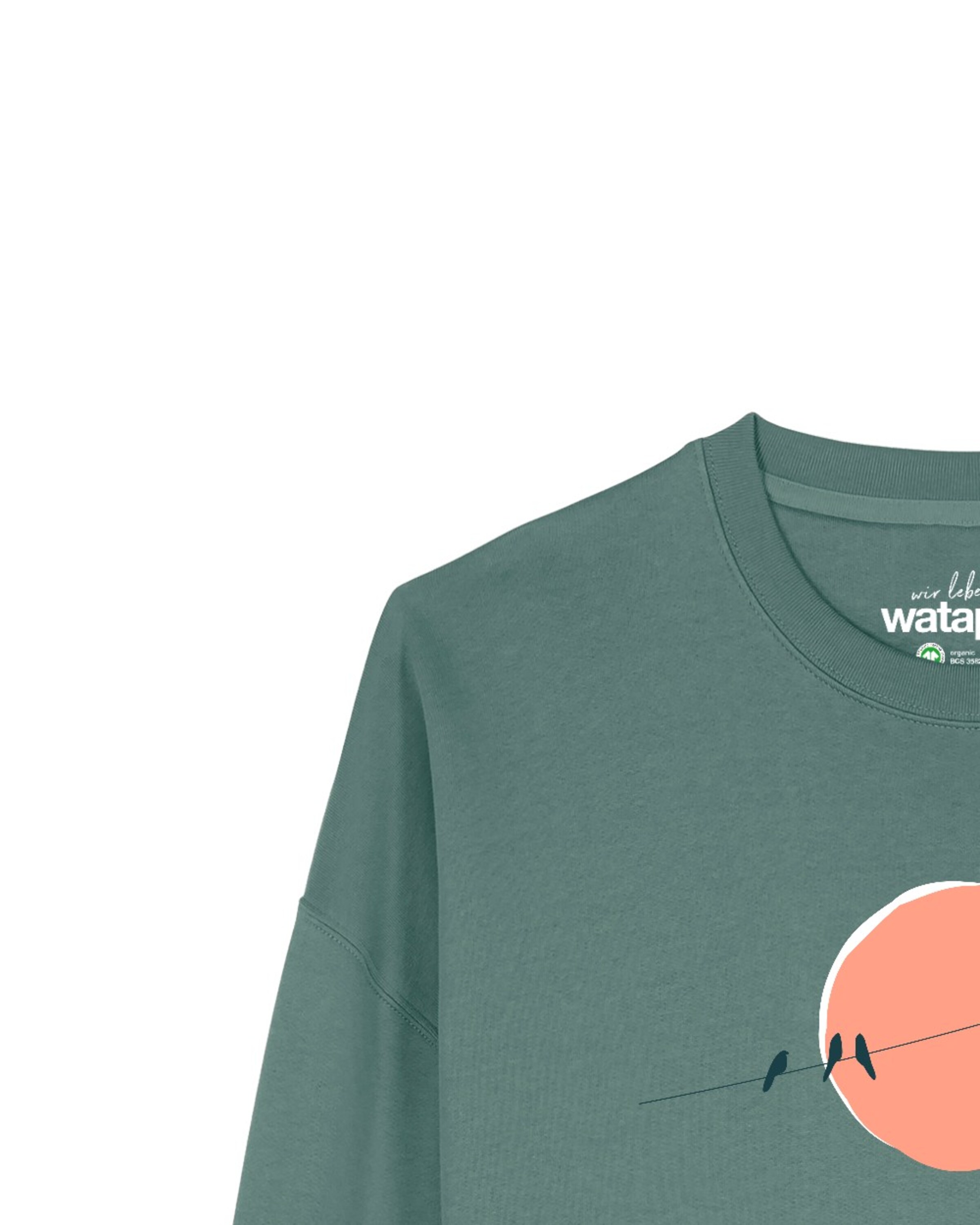 Watapparel Sweatshirt 'Countryside 01 ' in Groen
