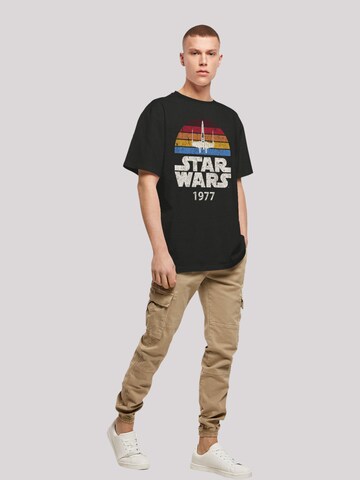 F4NT4STIC T-Shirt 'Star Wars X-Wing Trip 1977 T' in Schwarz