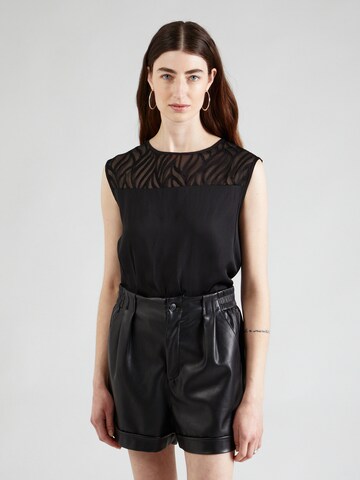 ABOUT YOU Shirt 'Rhea' in Zwart: voorkant