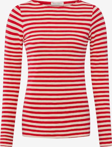 T-shirt Marc O'Polo en rouge : devant