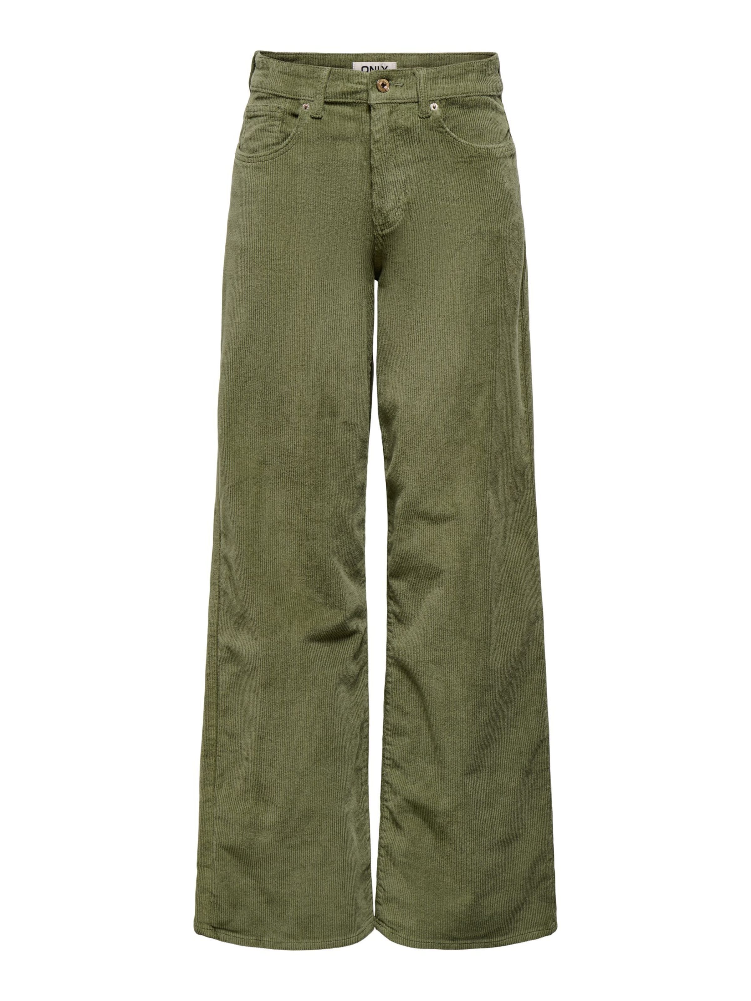 Pantalon 'ONLHope' ONLY en vert : devant