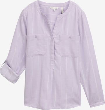 TOM TAILOR Blouse in Purple: front