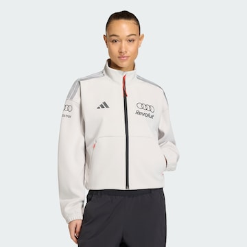 Veste de sport 'Audi Formula One Team Engineers And Marketing' ADIDAS PERFORMANCE en blanc : devant