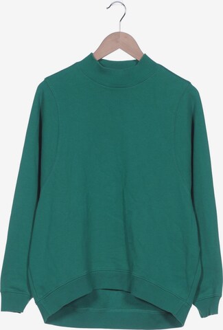 Monki Sweatshirt & Zip-Up Hoodie in S in Green: front