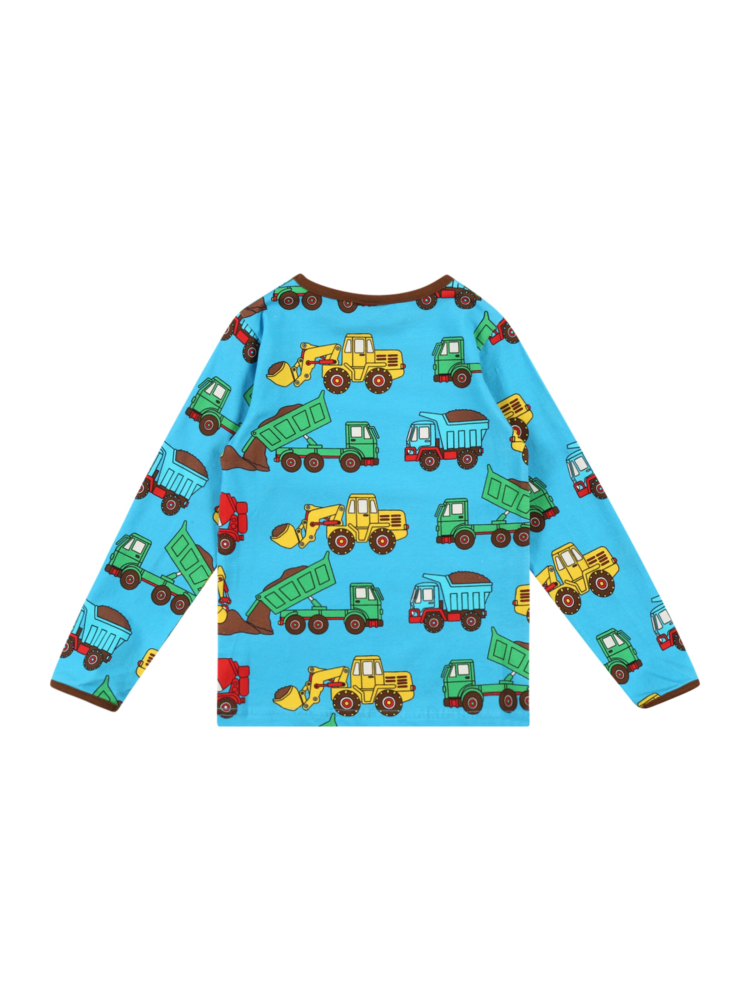 Kinder Kids (Gr. 92-140) Småfolk T-Shirt in Neonblau - PM36540