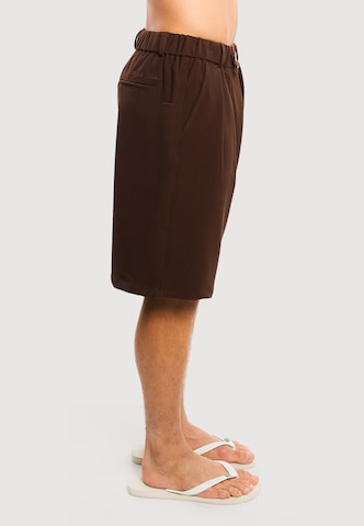 Another Cotton Lab Regular Broek 'Ragazzi' in Bruin