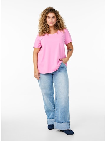 Zizzi Shirt in Roze