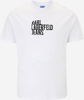 KARL LAGERFELD JEANS Shirt in Wit: voorkant