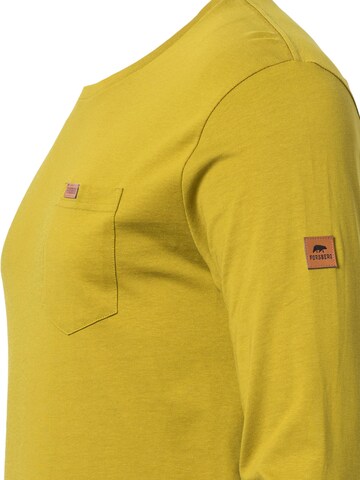 FORSBERG Sweatshirt 'Longsleeve mit Brusttasche' in Green