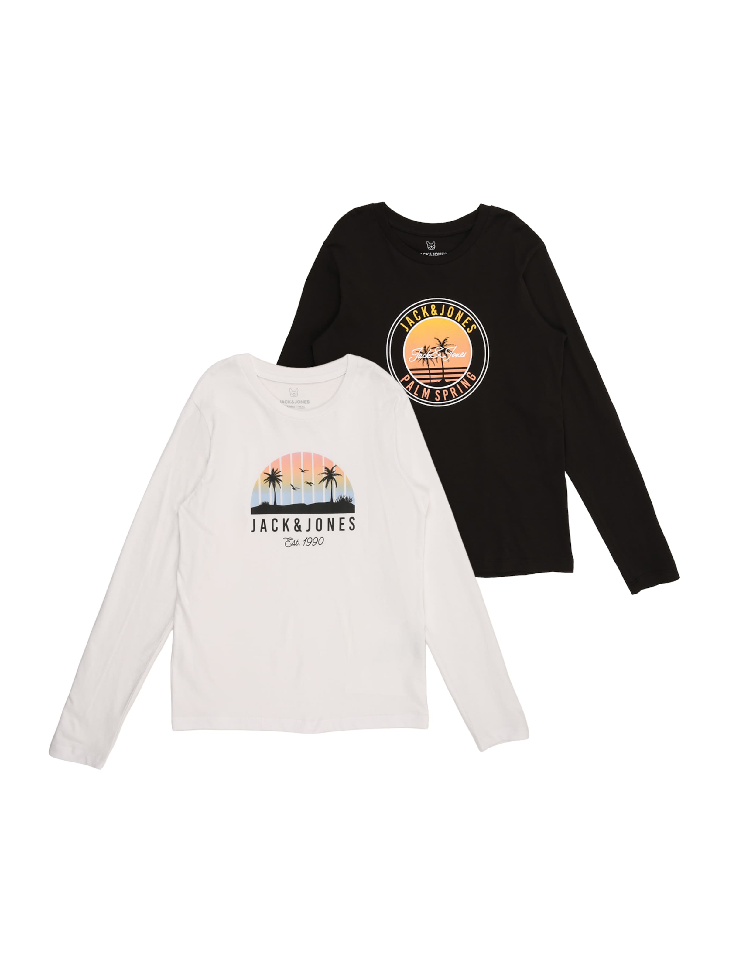 Jack & Jones Junior Shirt 'JJPALM' in Schwarz: Vorderseite