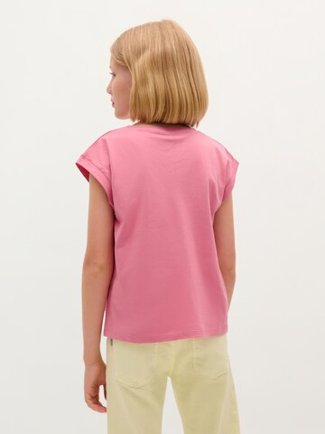 Scalpers Flowers Skull Tee Girls ' ' in Pink
