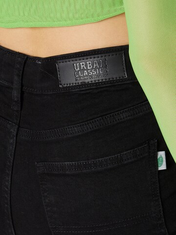 Urban Classics Flared Jeans in Zwart