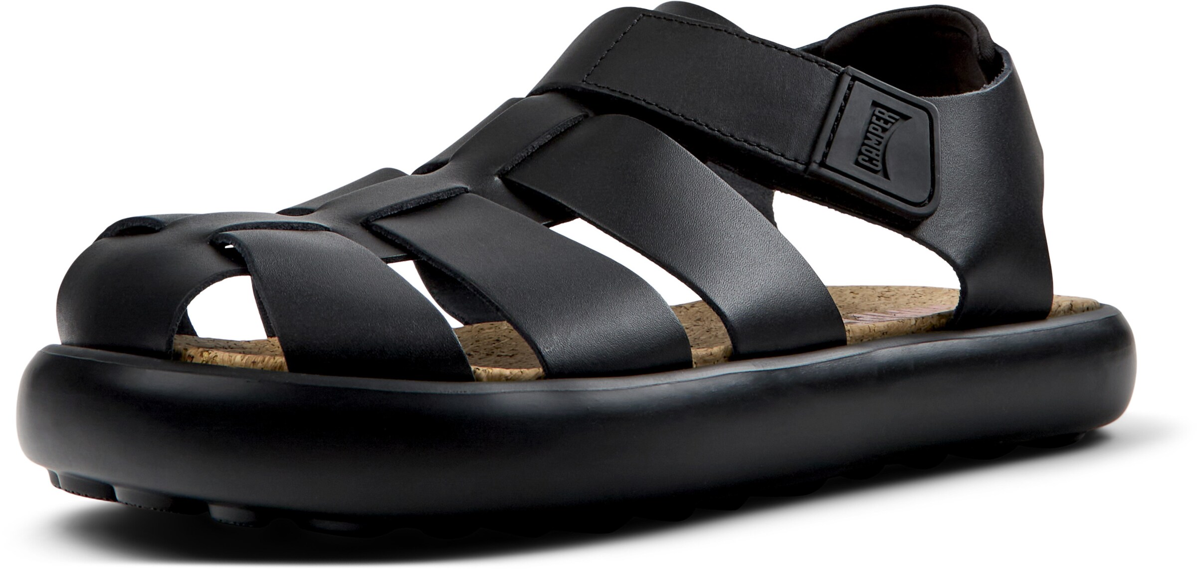 Sandales 'Pelotas Flota' CAMPER en noir : devant