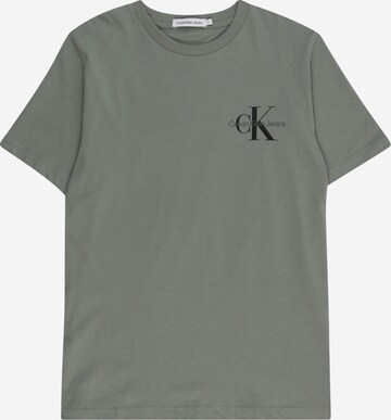 Calvin Klein Jeans - regular Camiseta en verde: frente