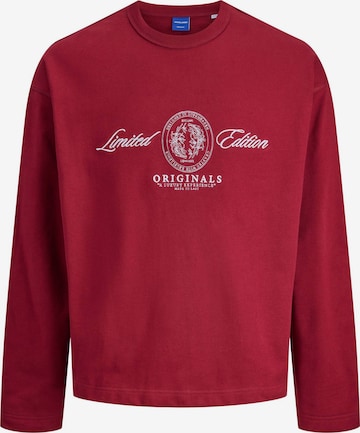 JACK & JONES Sweatshirt 'JORDIA' in Red: front