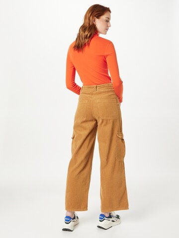 NEON & NYLON Loosefit Cargobroek 'LASH' in Oranje