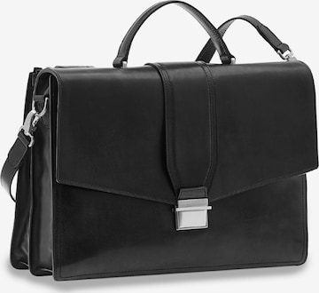 The Bridge Document Bag 'Dante' in Black: front