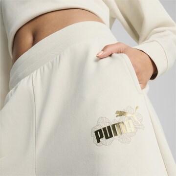 PUMA Regular Workout Pants 'ESS+ CLASS ACT' in White