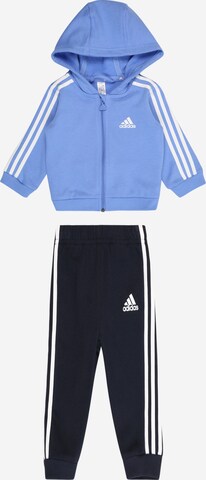 ADIDAS SPORTSWEAR Trainingsanzug 'Essentials ' in Blau: predná strana