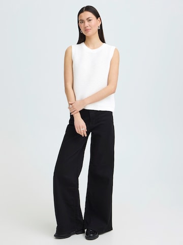 ICHI Sweater 'IHDOTTIES' in White